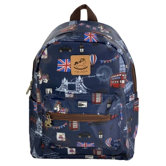 Uma Hana Handbags - Waterproof London Mini Small Travel Backpack